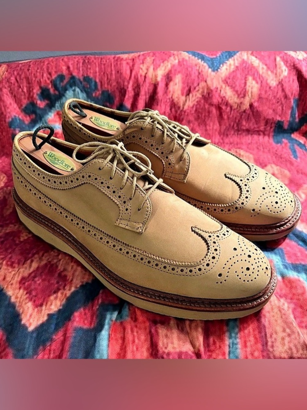 Alden x Brick + Mortar Tan Nubuck Longwings 10D